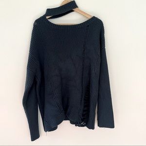 Etophe Studios/ Dolls Kill Distressed Sweater